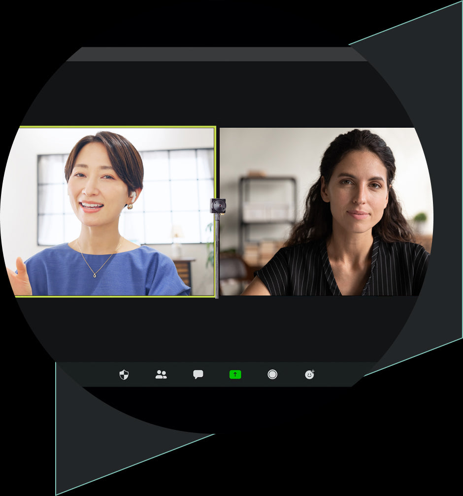 Center-Shot New web camera You can have an online conversation with eye contact