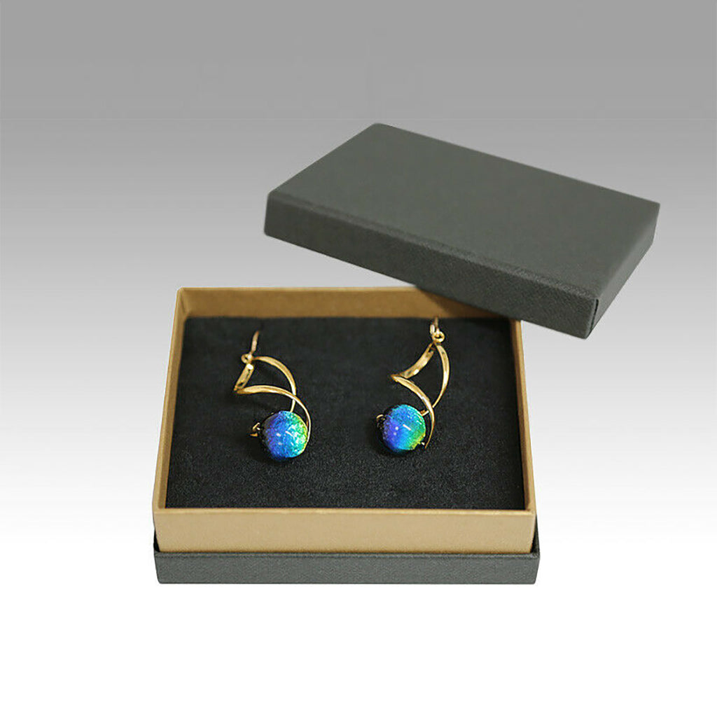 Phosphorescent Kerama Okinawa Firefly glass Piercing Premium Earring