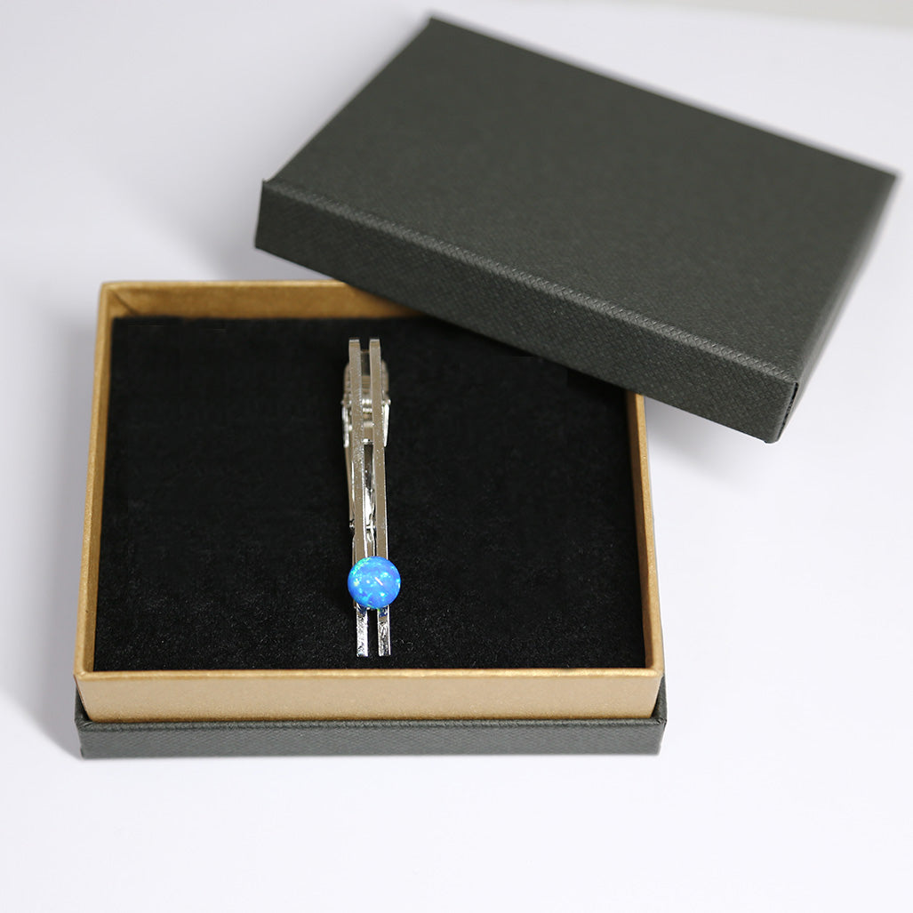 Blue Kyoto Opal Premium Tie Pin