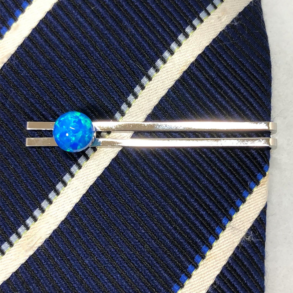 Blue Kyoto Opal Premium Tie Pin