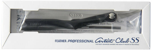 FEATHER Professional Artist Club SS Straight Razor Black made in Japan