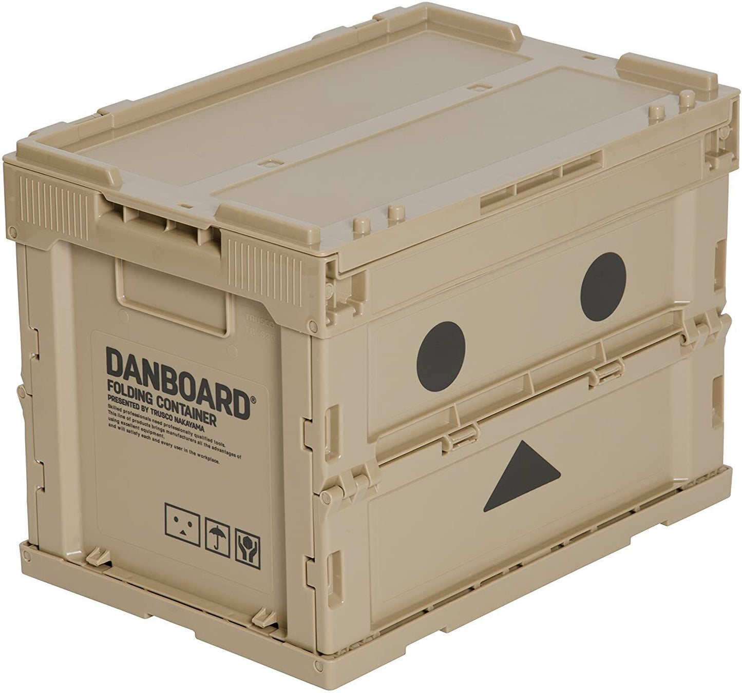 TRUSCO Danboard Folding Container Case Storage Box 20L
