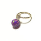 Pinky ring using purple Kyoto opal