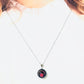 Red mars planet necklace